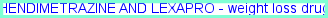 Phendimetrazine and lexapro